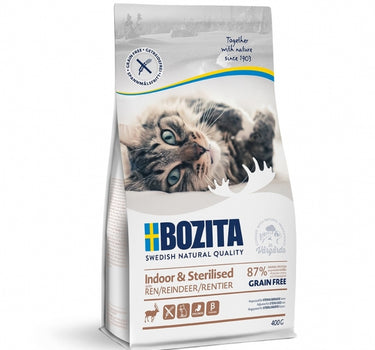 Bozita Indoor Sterilized Grain Free - tørrfôr til katter
