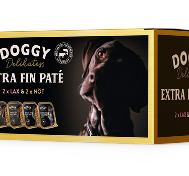 D-paté Okse & Laks Mix – Luksuriøst Våtfôr for Hund