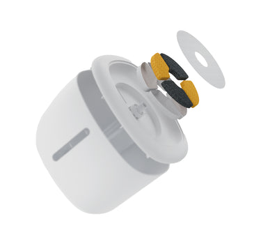 Vannfontene Hvit/Svart 2,5L
