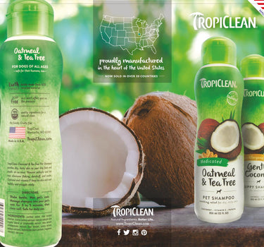 TropiClean Balsam Kiwi & Cocoa Butter – Nærende og Fuktighetsgivende Balsam for Hund