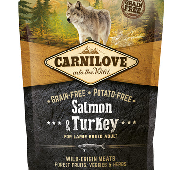 Carnilove Tørrfôr Laks & Kalkun – Fôr for Store Hunderaser