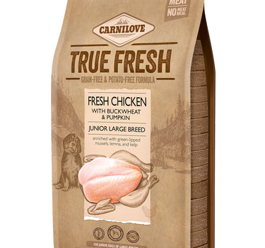 Carnilove Tørrfôr Fresh Kylling – Junior Fôr for Store Raser