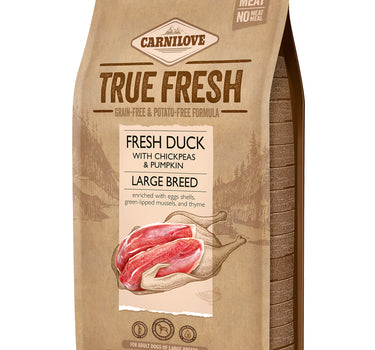 True Fresh Duck Large Breed – Kyllingfri Hundemat med And for Store Hunder, Høy Kvalitet Protein