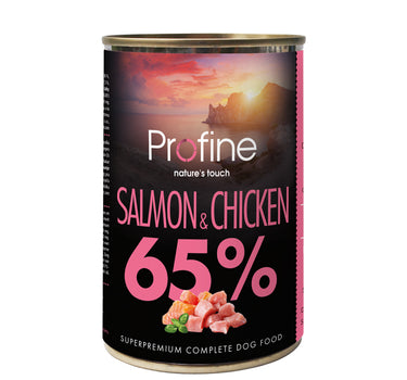 Profine 65% Laks & Kylling 400 g - Våtfôr til hunder