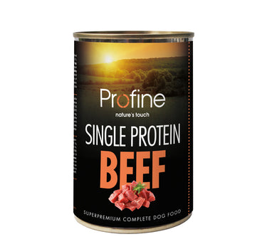 Profine Enkeltprotein Biff 400 g - Våtfôr til hunder