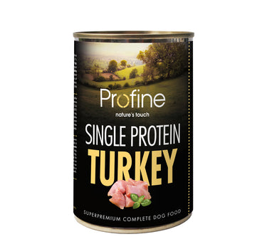 Profine Enkeltprotein Kalkun 400 g - Våtfôr til hunder