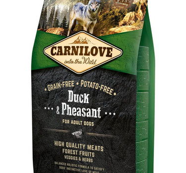 Carnilove Tørrfôr And & Fasan – Naturlig Fôr for Voksne Hunder
