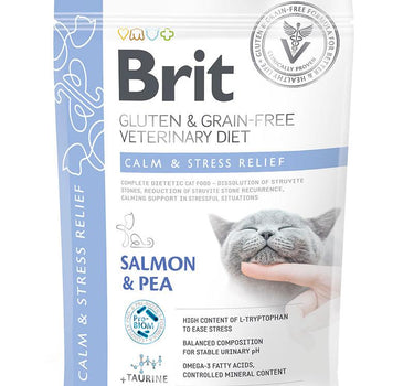 Brit Veterinary Diet Tørrfôr for Katt – Kornfri Fôr for Stressavlastning