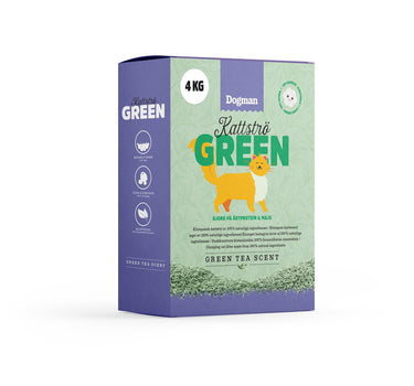 Dogman Kattesand Green Tea Scent 4kg