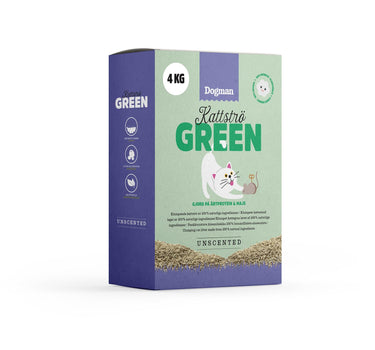Dogman Kattesand Green Unscented 4kg
