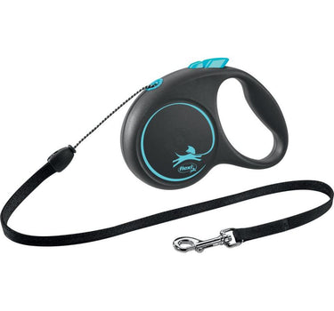 Flexi Black Design hundebånd - snor