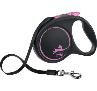 Flexi Black Design hundebånd - snor