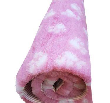 Rosa fold med poter