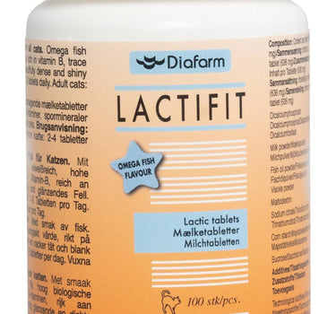 Diafarm LactiFit melkegjær-tabletter med omega 3