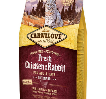 Carnilove Fersk Tørrfôr kylling og kanin Voksen Katt