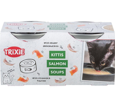 Trixie suppe med kylling og laks
