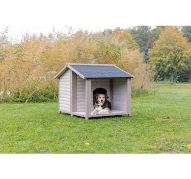 Trixie Natura Lodge hundegård med sadeltak