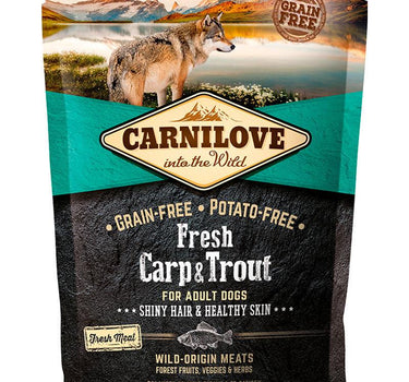 Carnilove Tørrfôr Karpe & Ørret – Ferskt og Naturlig Fôr til Hunder