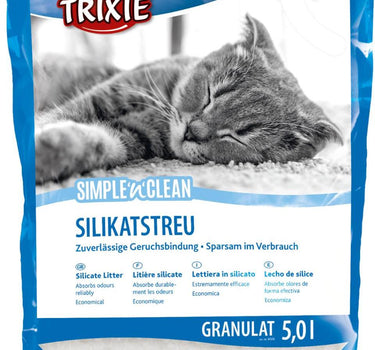 Trixie Simple'n'Clean Silikat-kattesand