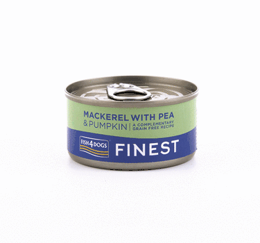 F4D Wet Macerel with Pumpkin & Pea 85g, Smasksrik hundesnacks
