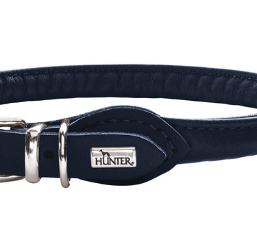 Hunter Lærhalsbånd til hund, Rundsydd