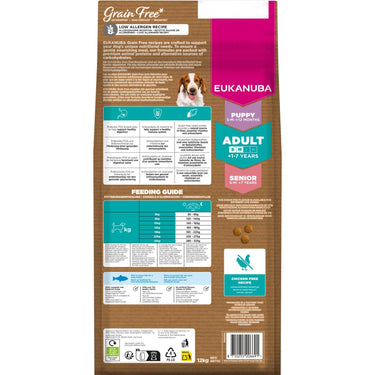 EUKANUBA Adult Small/medium Grainfree Havfisk - Tørrfôr hund