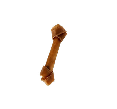 Dogman Tyggeknute Rullet Brun 22cm