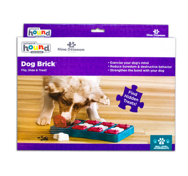 Aktiveringsleke Brick 2 – Utfordrende Puslespill for Hund, Stimulerer Hjernens Evne til Problemløsning