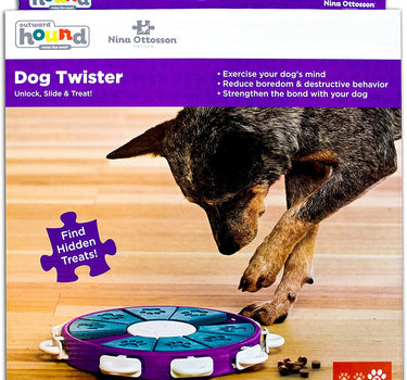 Aktiveringsleke Twister 3 – Utfordrende Puslespill for Hund, Perfekt for Mental Stimulering