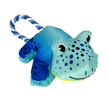 Cozie Tuggz Frog – Morsom Tyggeleke i Froskefor for Hund