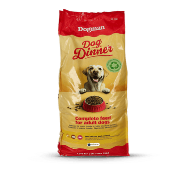 Dog Dinner 14kg – Fullverdig og Smakfullt Hundefôr i Storforpakning