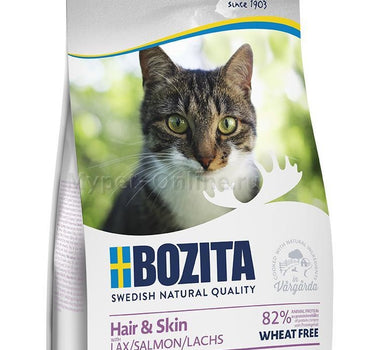 Bozita Hair Skin Wheat Free Salmon - fullfôr til katt