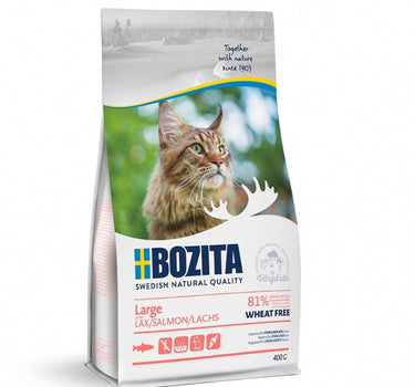 Bozita Large Wheat Free salmon - tørrfôr til katter