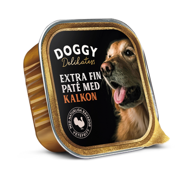 Doggy Delikatesspaté Kalkun – Smakfull Våtfôr for Hund