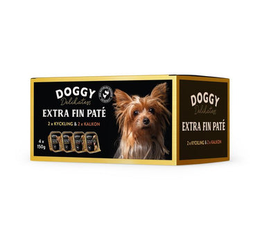 Doggy-paté Kylling & Kalkun Mix – Luksuriøst Våtfôr for Hund
