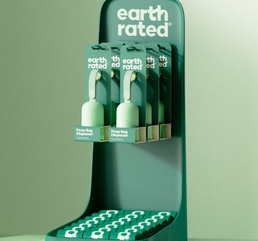 EarthRated Hundepose dispenser - Inkl 6 poseholder + 21 påfyll