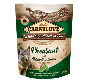 Carnilove Dog Pouch Paté Fasan med Rasp - Våtfôr til hunder 300 g