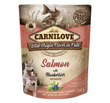 Carnilove Dog Pouch Paté Laks med Bokhvete - Våtfôr til hunder 300 g
