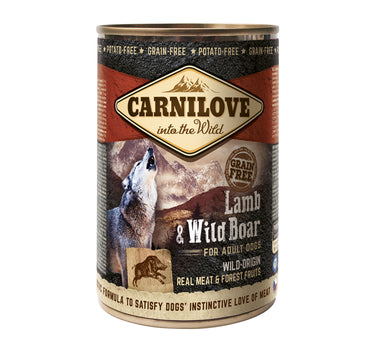 Carnilove Villkjøtt Lam & Villsvin - Våtfôr til hunder 400 g