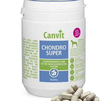 Canvit Chondro Super – Hundefôr med Glukosamin og Kondroitin for Leddhelse, 500g