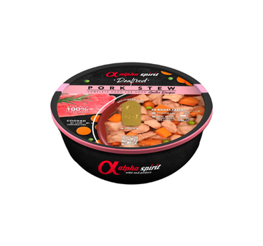 Alpha Spirit Real Food Våtfôr til hunder (svinekjøtt) 280 g