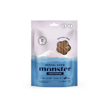 Monster Dog Dental Chew Vegetarian Large Month hundesnacks