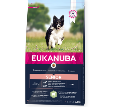 EUKANUBA Adult Small/Medium Breed Lam & Ris – Topp Kvalitet Hundefôr med Lam og Ris
