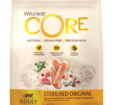 CORE Cat Adult Sterilized Original, kylling med kalkun