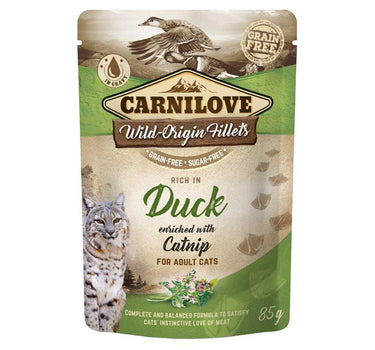 Carnilove Våtfôr And med Kattemynte – 85 g