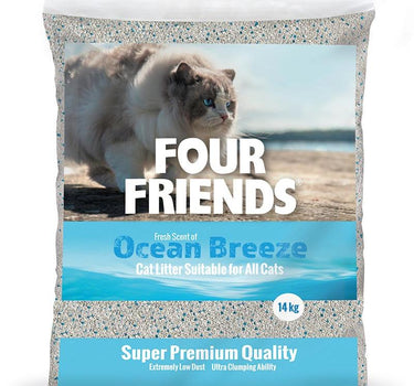 FourFriends kattesand OceanBreeze 14kg