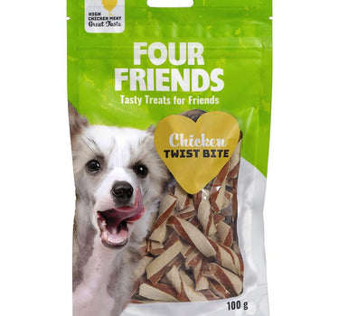 FourFriends Kylling Twist Bite hundesnacks
