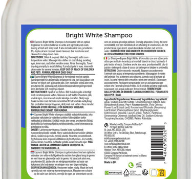 Espree Bright White Shampoo til hund 5L