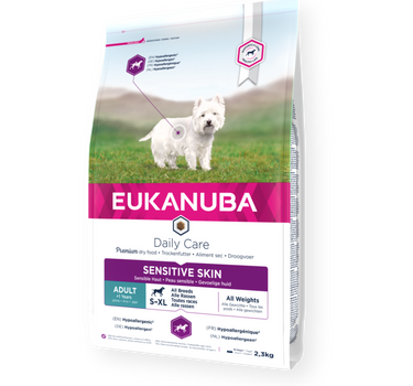 Eukanuba Daily Care Adult Sensitive Skin for Alle Raser - Hundefôr for Sunn Hud