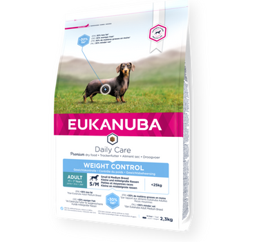 Eukanuba Daily Care Adult Small/Medium Breed Weight Control - Vektkontroll for Små og Middels Store Hunder